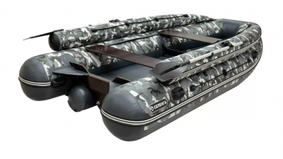 Лодка ПВХ СибРивер Селенга-390 НД  камуфляж моторная